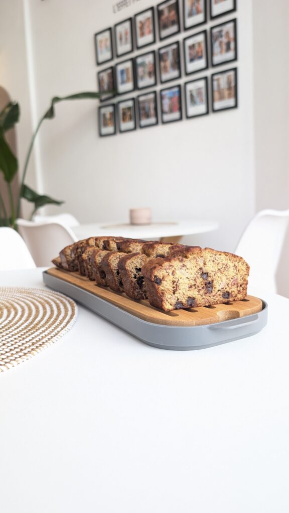 Banana bread maison servi au coffee shop healthy 20/80 à Toulouse